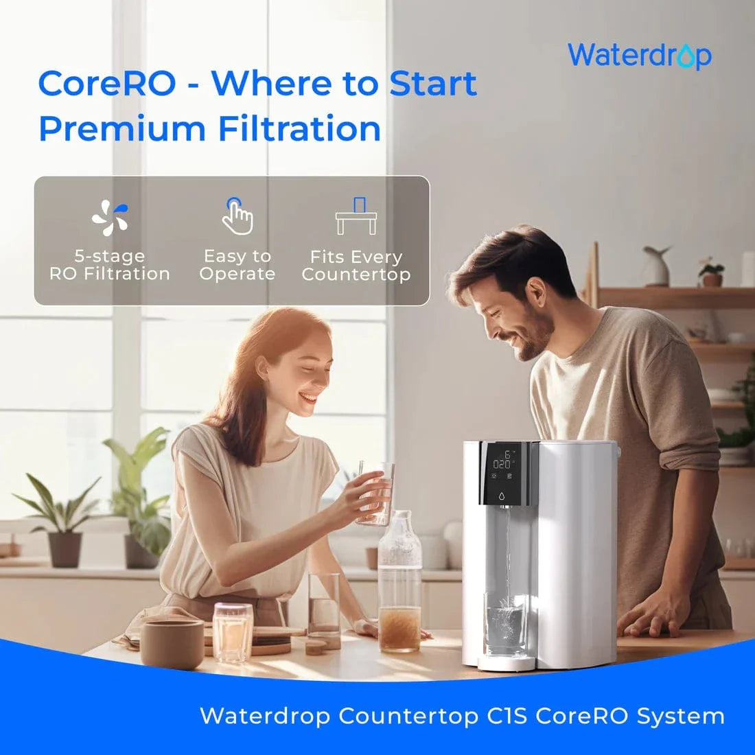 Waterdrop C1H Instant Hot Water Reverse Osmosis System