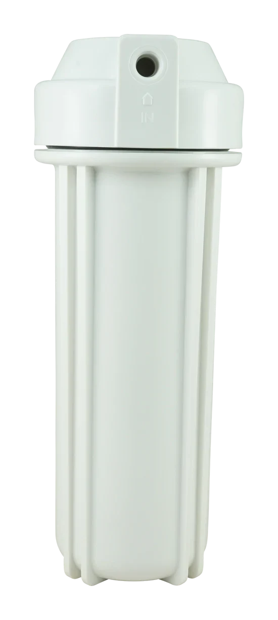 2.5" x 10" White Poly Sump and Cap Assembly