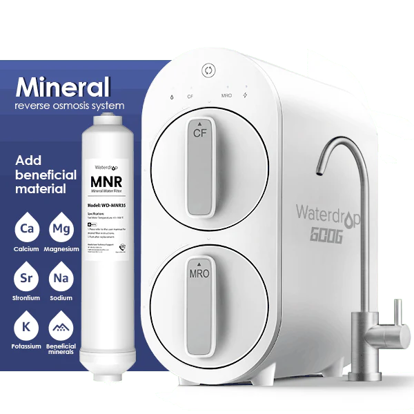 Waterdrop G2P600 Remineralization RO Water Filtration System for Home