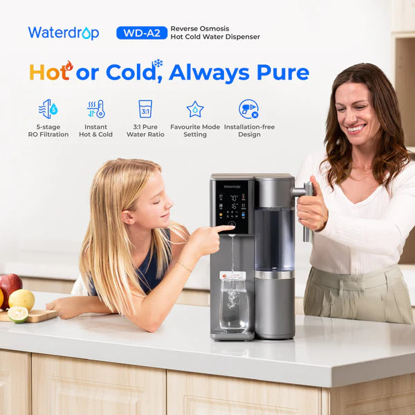 Waterdrop - A2 Reverse Osmosis Hot and Cold Water Dispenser