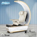Gulfstream Avela Premium Spa with Pearl White 9690 chair and Gold and Pearl White base