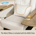 Pearl White 9690 chair seat with the included waist pillow