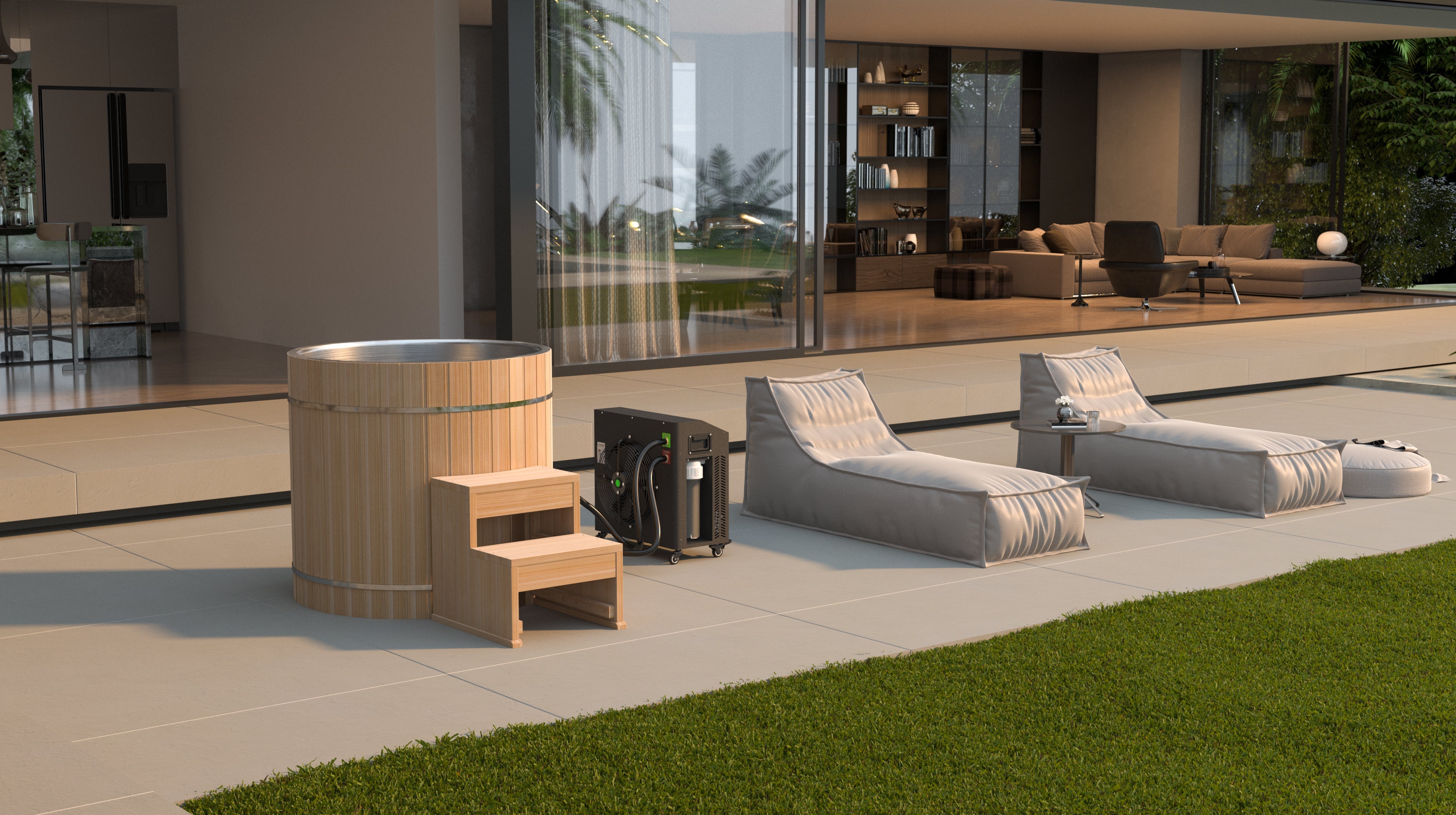 Dynamic Cold Therapy Barrel 304 Stainless Steel Cold Plunge