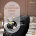 Dios 6800 massage chair with acupressure points in arm massage area