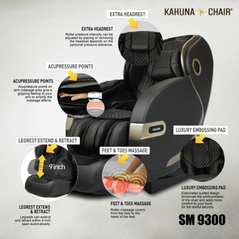 Kahuna - 4D+ Dual Air Float Flex Massage Chair