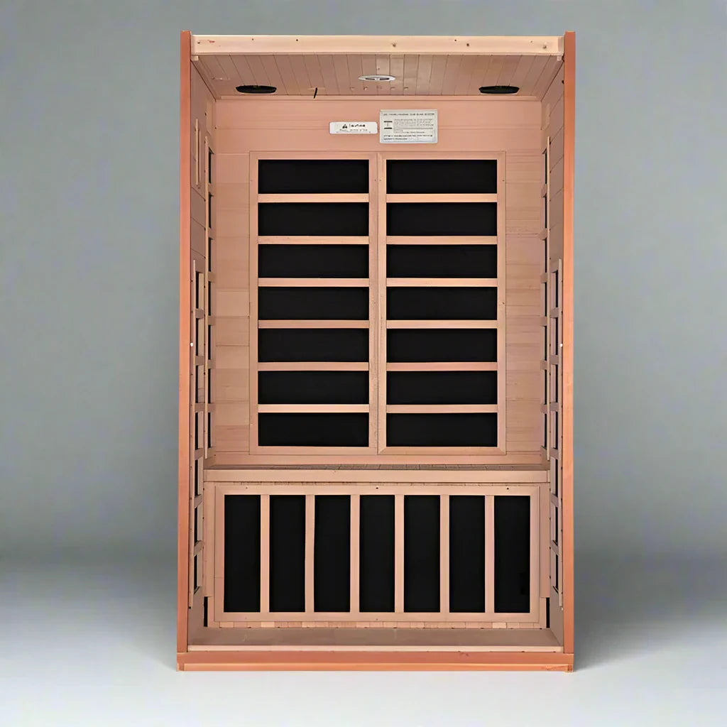 Dynamic San Marino 2-Person Low EMF FAR Infrared Sauna (Canadian Hemlock)