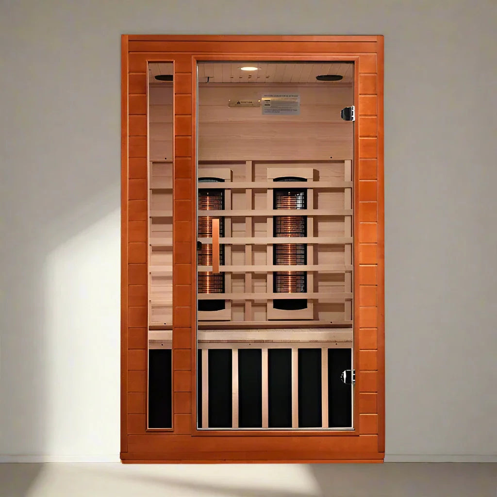 Dynamic Cardoba 2-Person Full Spectrum Near Zero EMF FAR Infrared Sauna (Canadian Hemlock)