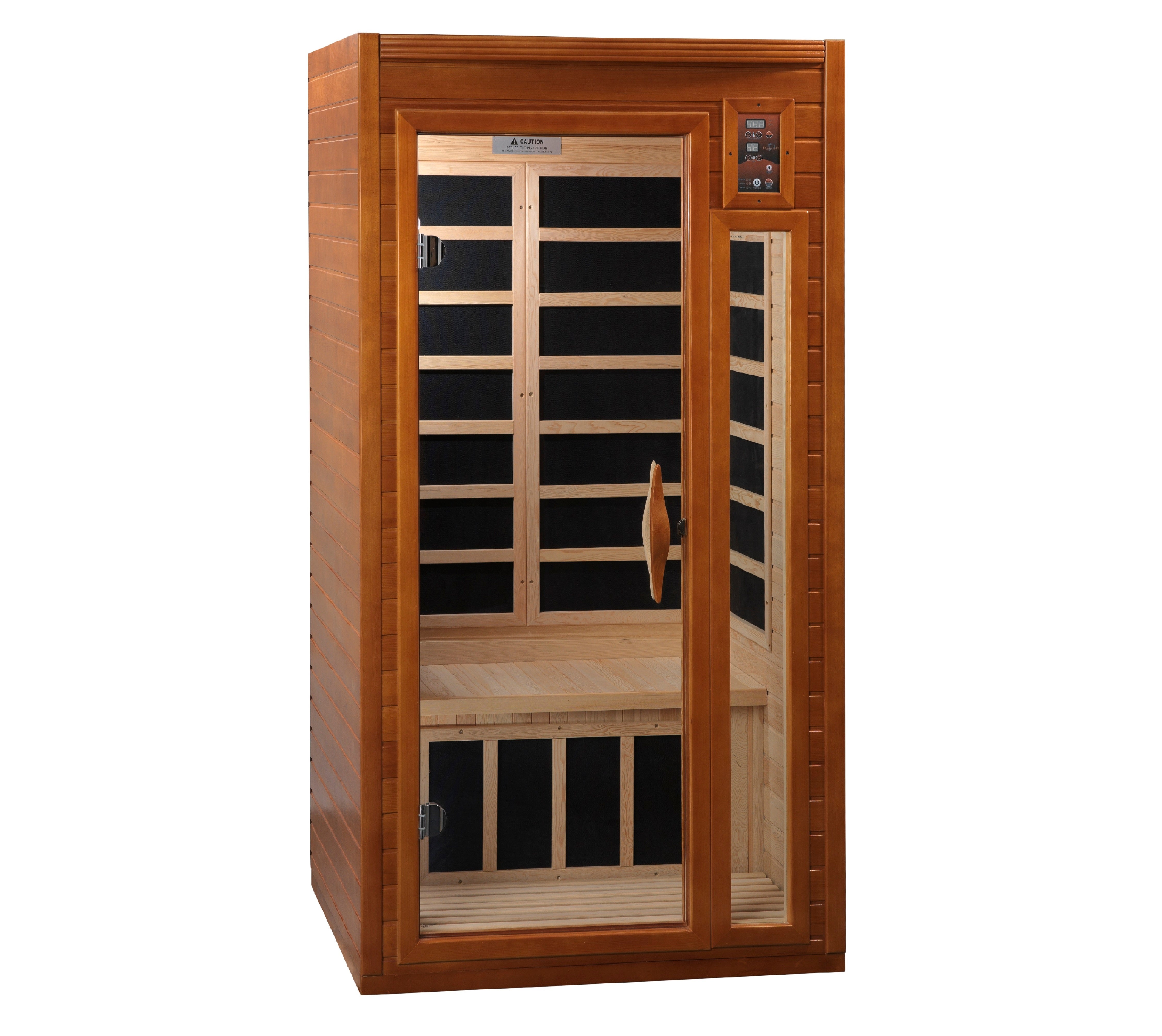 Dynamic Barcelona - 1-2 Person Low EMF Infrared Sauna - (Canadian Hemlock)