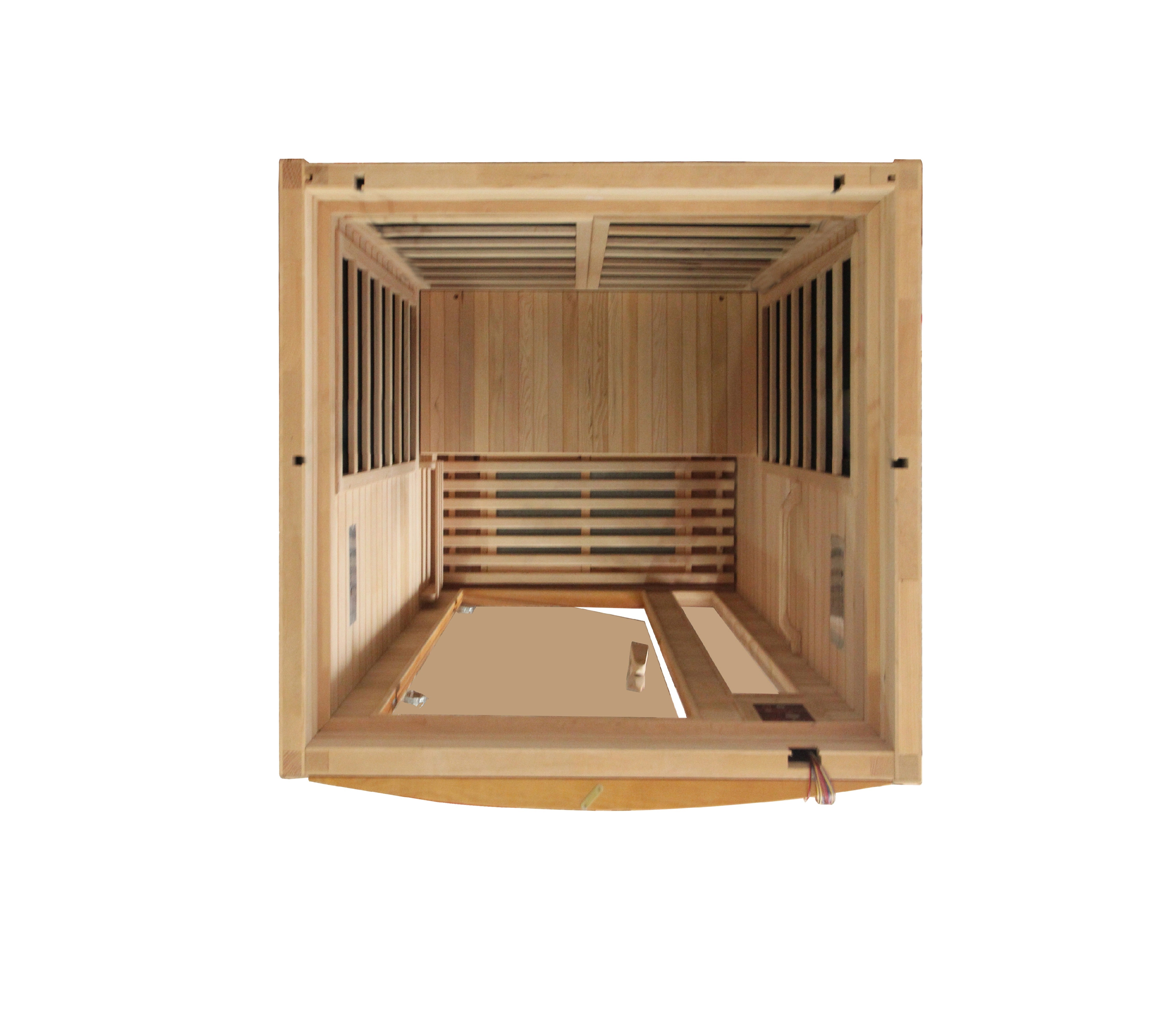 Dynamic Barcelona 1-2-Person Low EMF FAR Infrared Sauna (Canadian Hemlock)