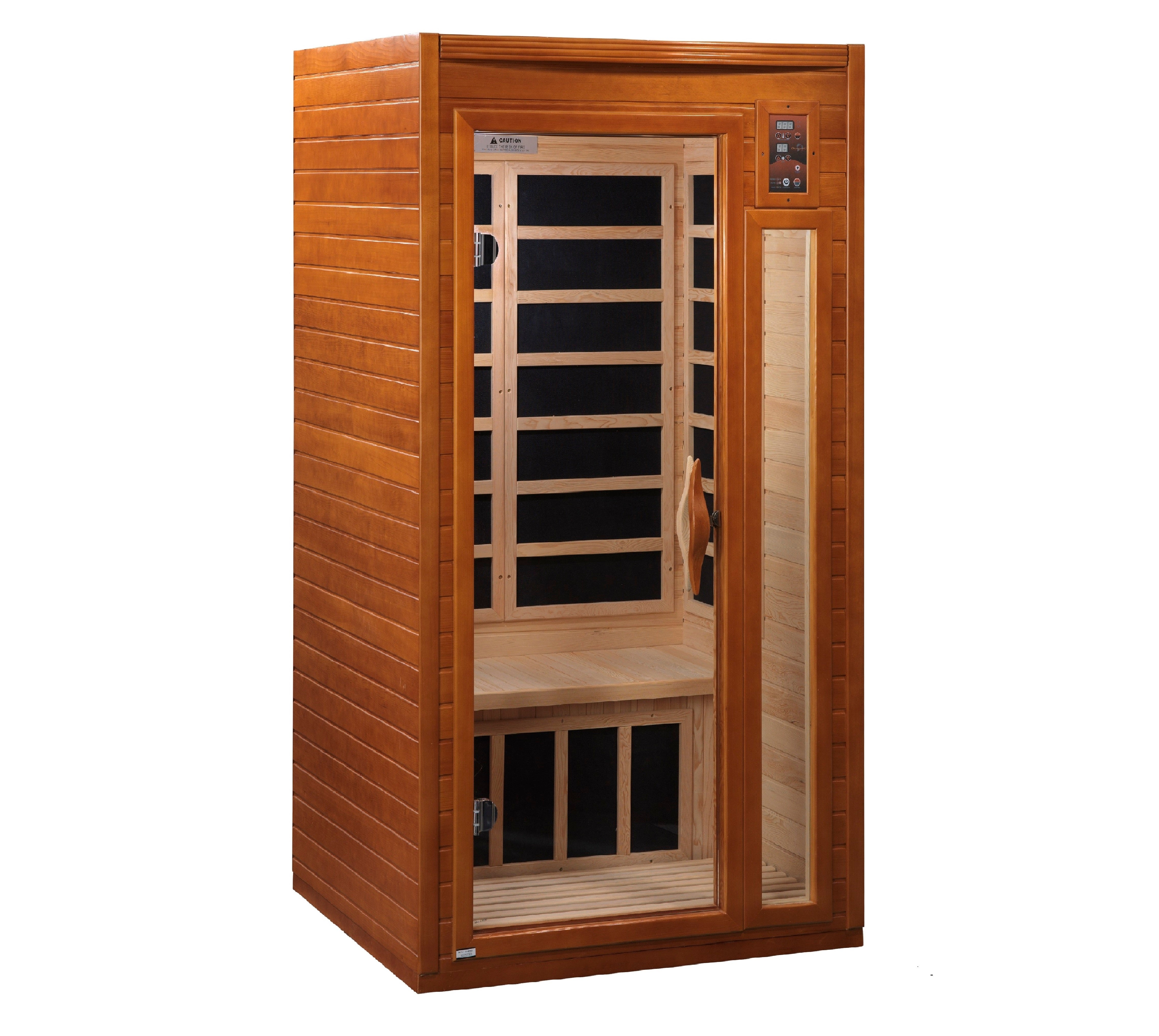 Dynamic Barcelona 1-2-Person Low EMF FAR Infrared Sauna (Canadian Hemlock)