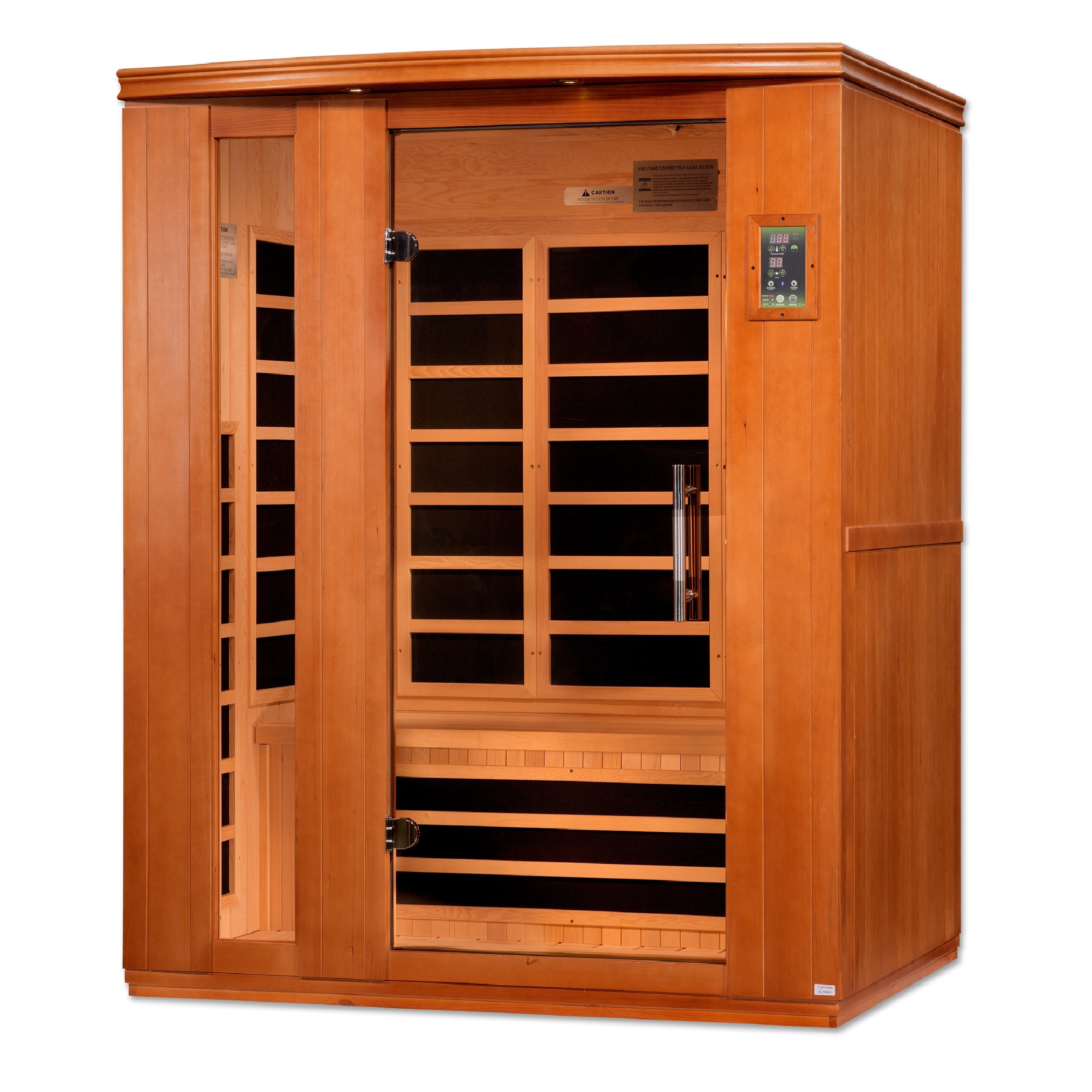 Dynamic Lugano - 3 Person Low EMF Infrared Sauna