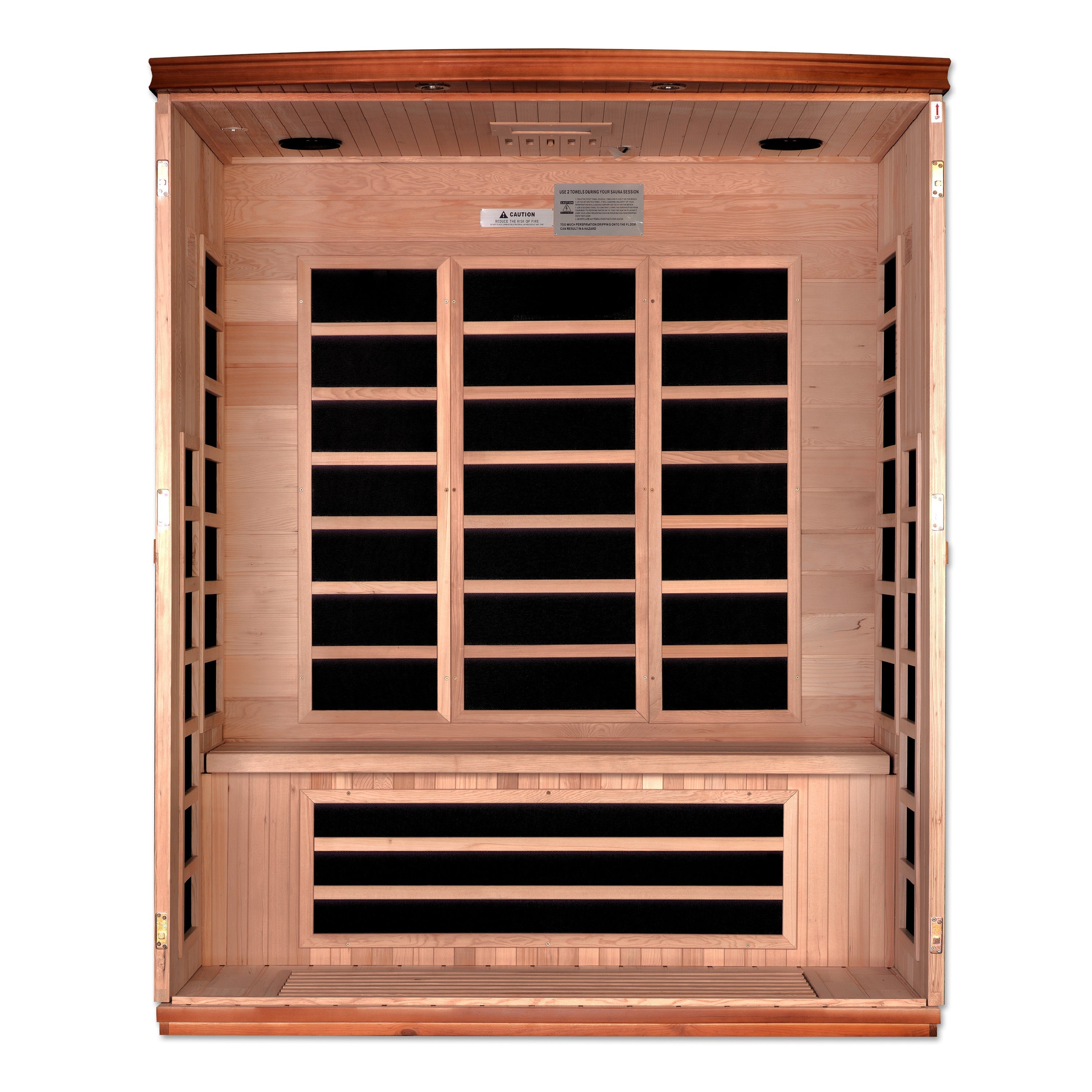 Dynamic Lugano - 3 Person Low EMF Infrared Sauna