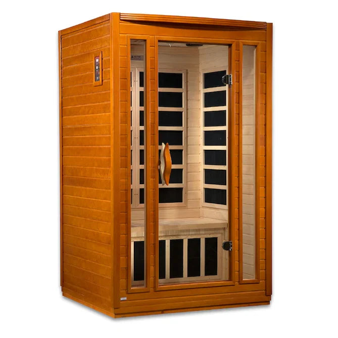 Dynamic San Marino Elite 2-Person Ultra Low EMF FAR Infrared Sauna (Canadian Hemlock)