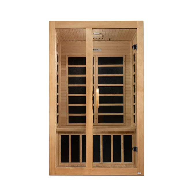 Dynamic Santiago 2-Person Low EMF FAR Infrared Sauna (Canadian Hemlock)