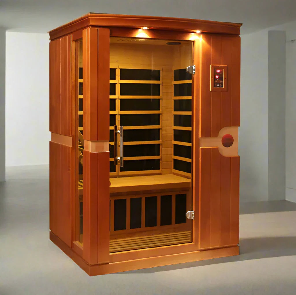 Dynamic Venice Elite 2-Person Ultra Low EMF FAR Infrared Sauna (Canadian Hemlock)