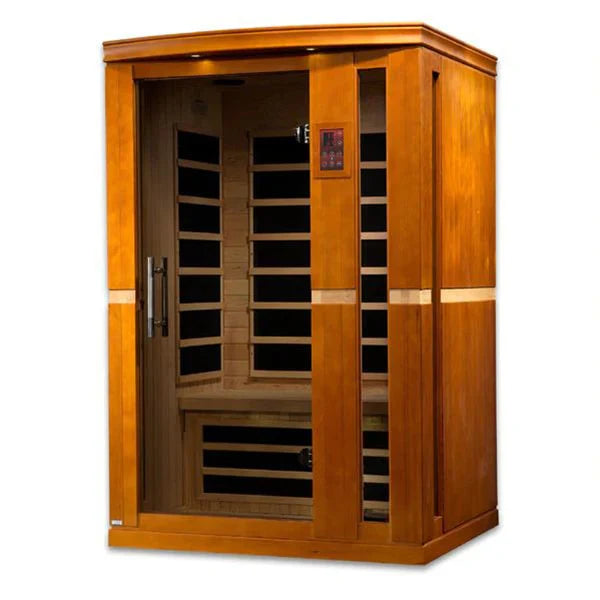 Dynamic Vittoria 2-Person Low EMF FAR Infrared Sauna (Canadian Hemlock)