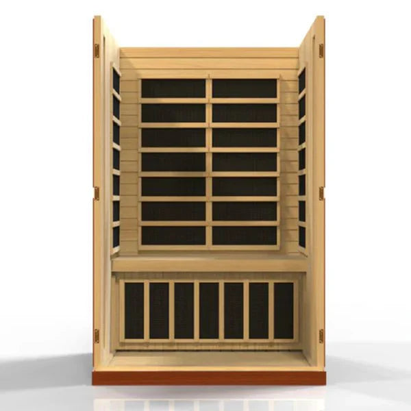 Dynamic Vittoria 2-Person Low EMF FAR Infrared Sauna (Canadian Hemlock)