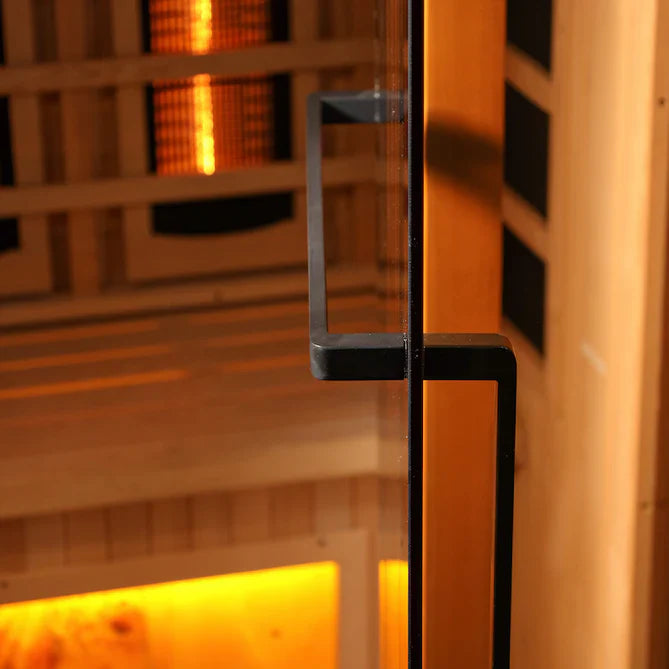 Golden Designs 1-2-Person 2025 Reserve Edition Full Spectrum with Himalayan Salt Bar (Canadian Hemlock)