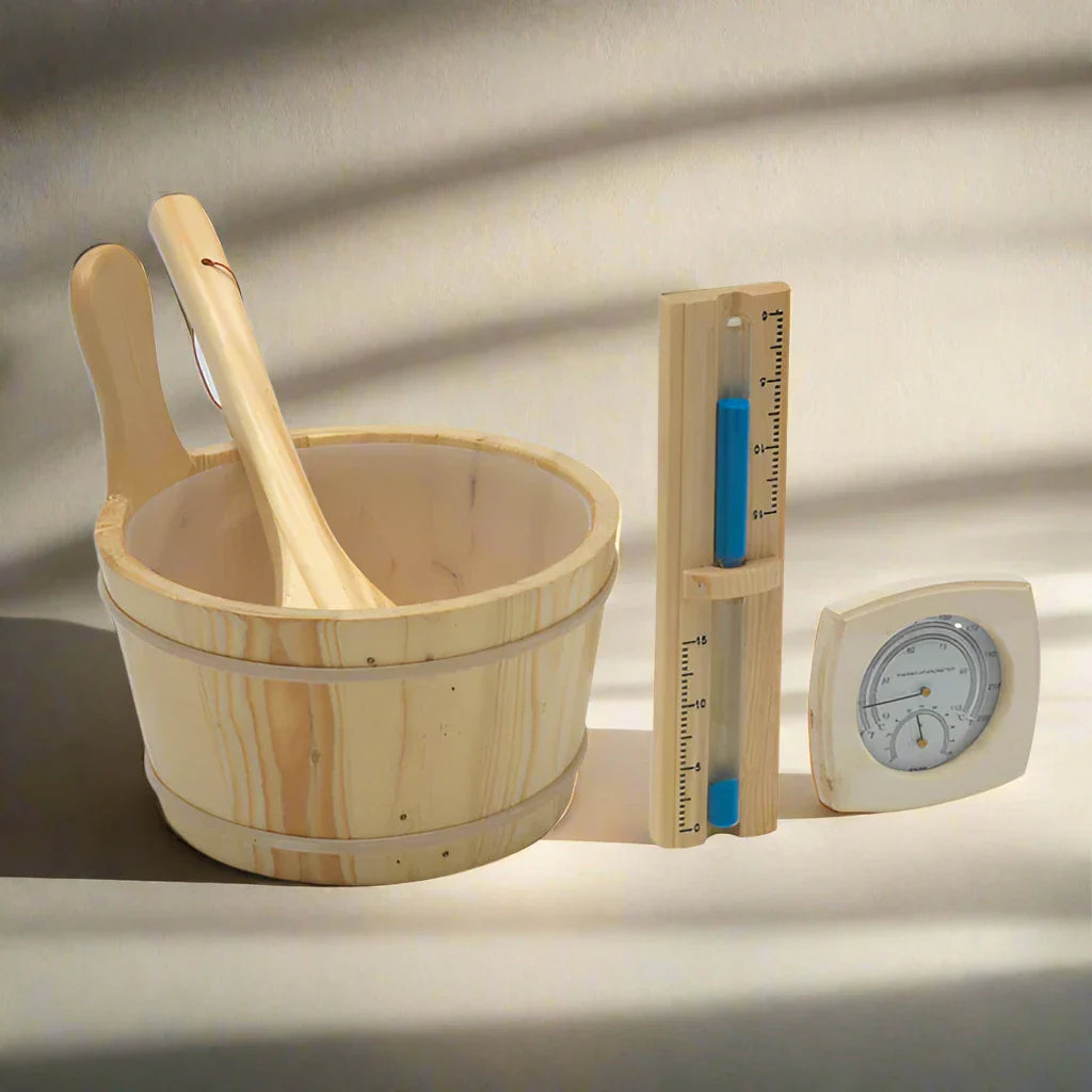 Golden Designs "Arosa" 4 Person Barrel Traditional Steam Sauna - Pacific Cedar