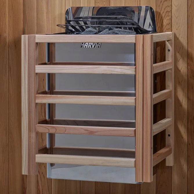 Golden Designs "Carinthia" 3 Person Hybrid (PureTech™ Full Spectrum IR or Traditional Stove) Outdoor Sauna - Canadian Hemlock