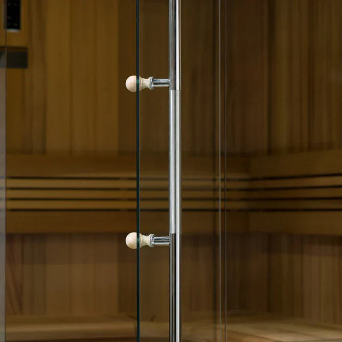 Golden Designs 2025 "Copenhagen Edition" 3 Person Traditional Sauna - Canadian Red Cedar