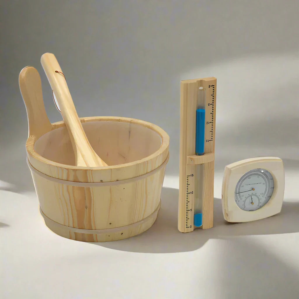 Golden Designs "Forssa Edition" 3 Person Indoor Traditional Sauna - Canadian Red Cedar Interior