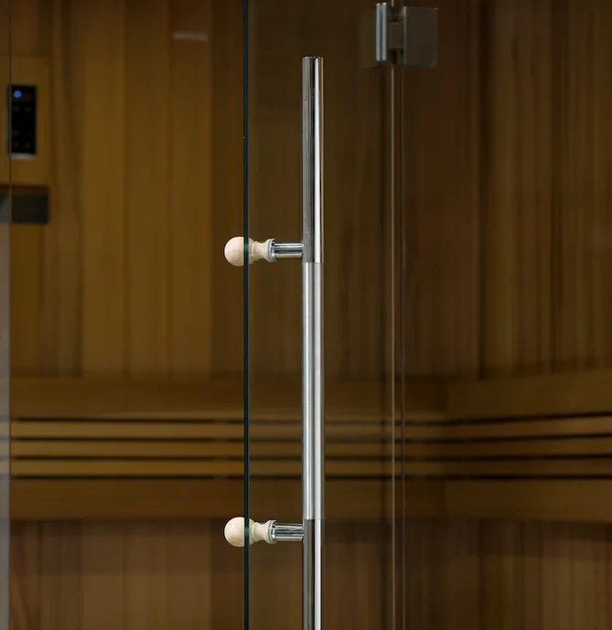 Golden Designs "Forssa Edition" 3 Person Indoor Traditional Sauna - Canadian Red Cedar Interior