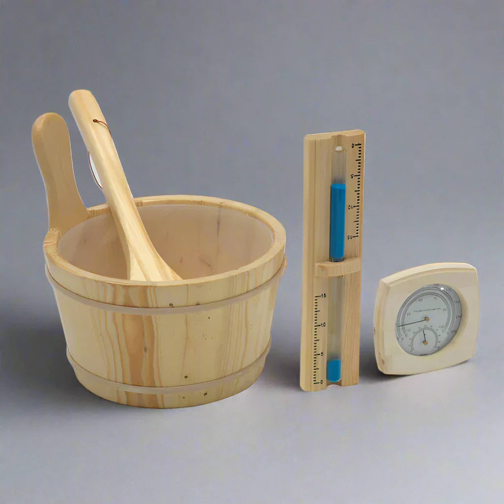 Golden Designs Karlstad 6 Person Outdoor-Indoor PureTech™ Hybrid Full Spectrum Sauna - Canadian Red Cedar Interior