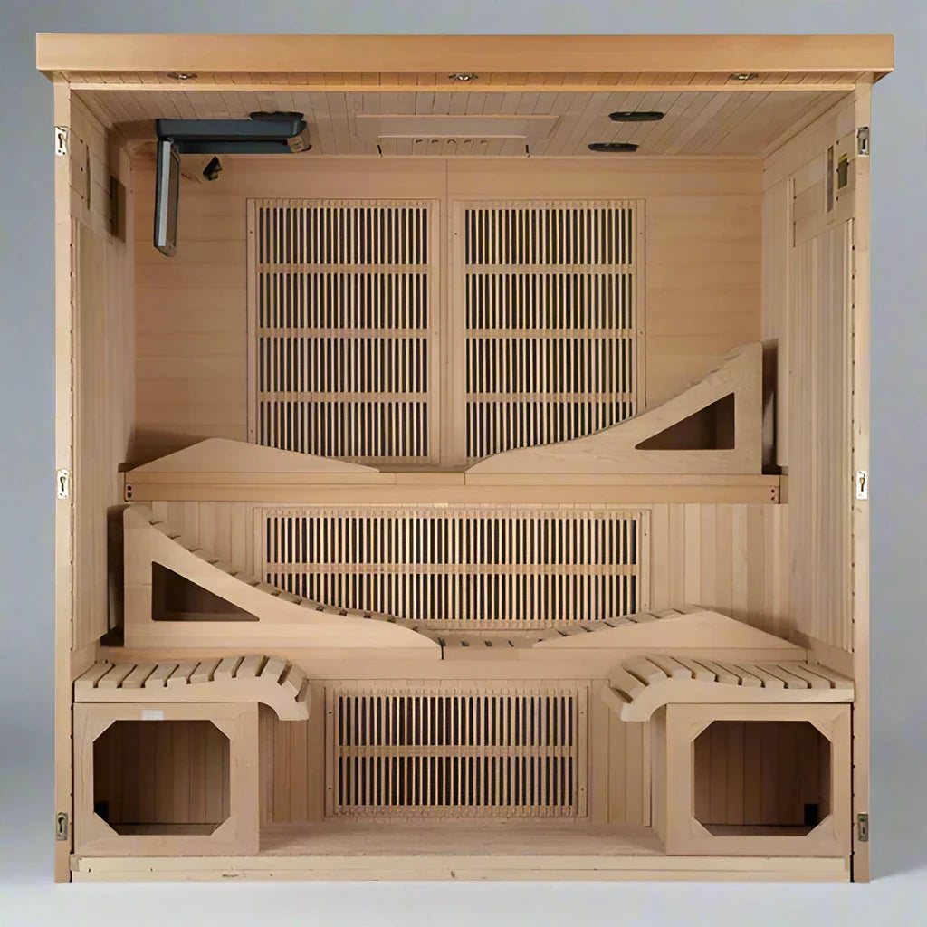 Golden Designs 6-Person GDI-6996-01 Near Zero EMF Far Infrared Sauna (Canadian Hemlock)