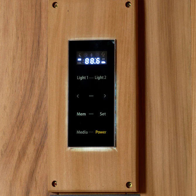 Golden Designs 2025 Updated "Serenova Edition" 2-Persons Traditional Sauna