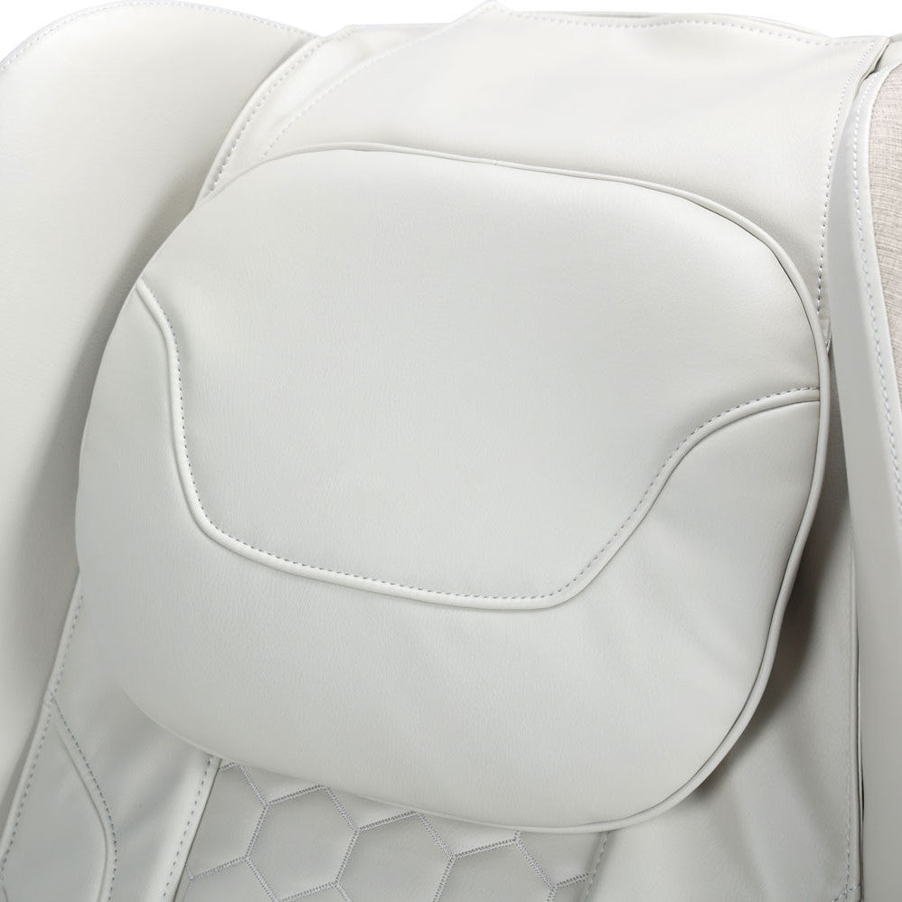 Closeup of massage chair headrest