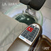 La Mira armrest remote control and glass bowl