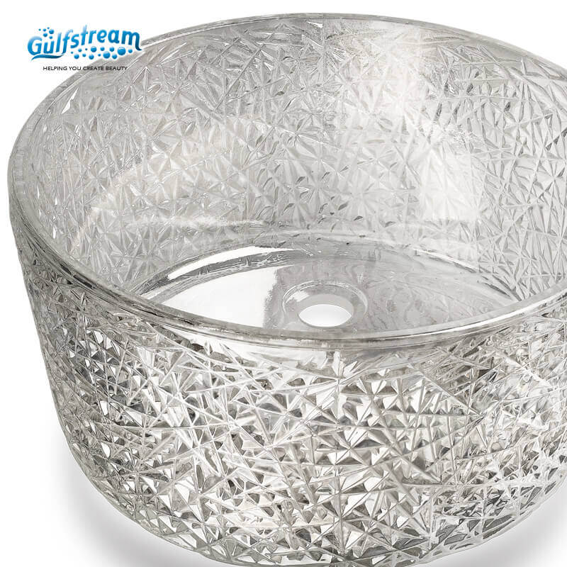 Gulfstream Bird Nest crystal glass bowl