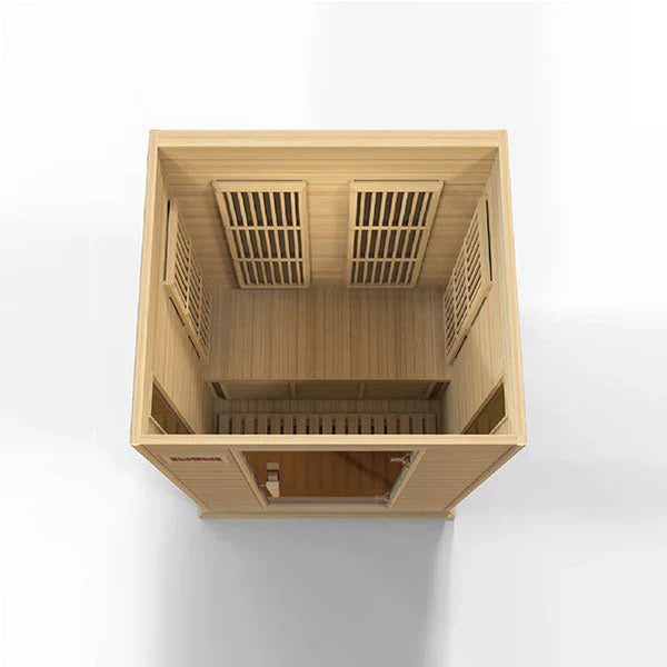 Maxxus 2-Person Low EMF FAR Infrared Sauna (Canadian Red Cedar)