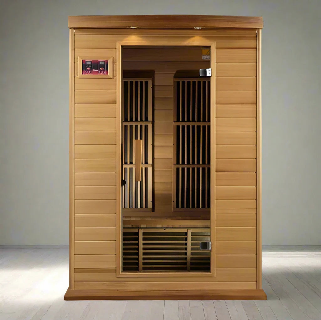 Maxxus 2-Person Low EMF FAR Infrared Sauna (Canadian Red Cedar)
