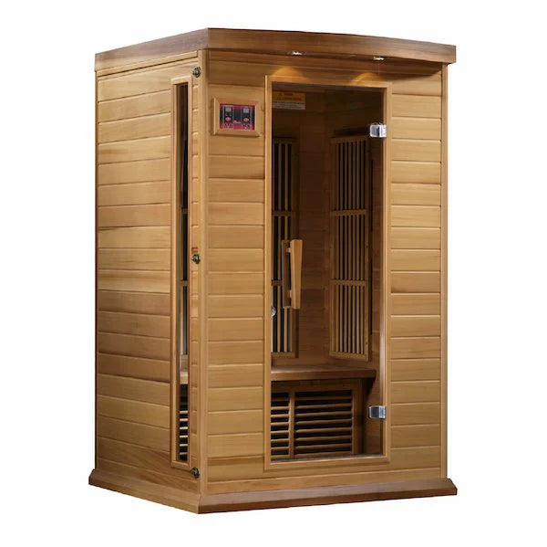 Maxxus 2-Person Low EMF FAR Infrared Sauna (Canadian Red Cedar)