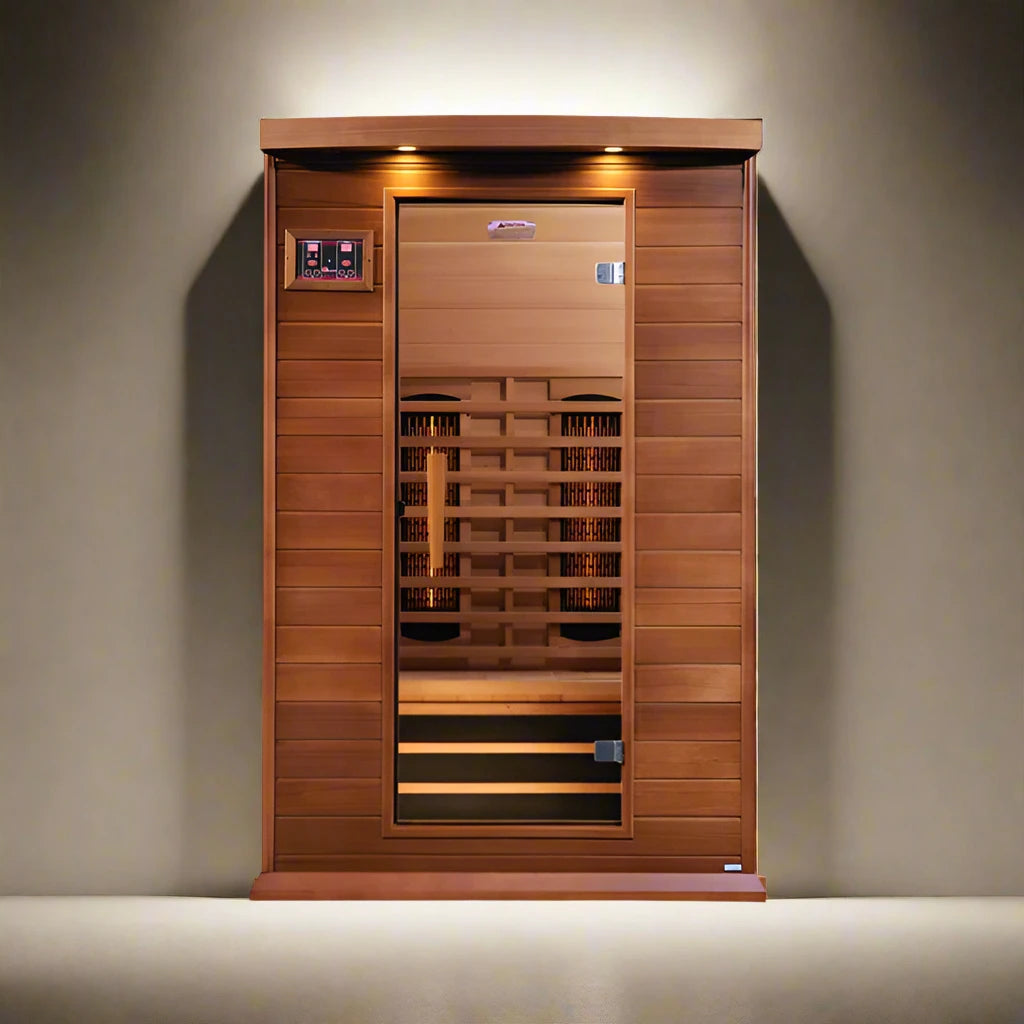 Maxxus 2-Person Full Spectrum Near Zero EMF Infrared Sauna - (Canadian Red Cedar)