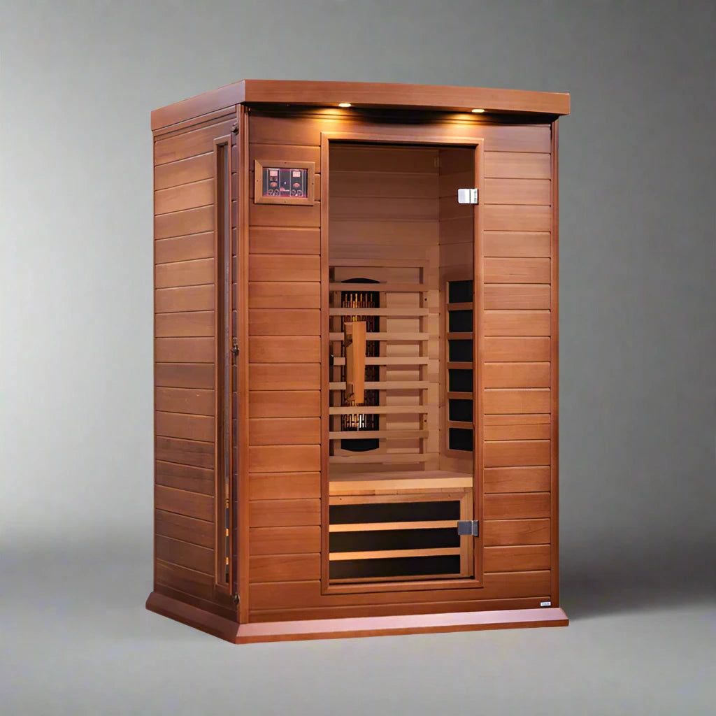 Maxxus 2-Person Full Spectrum Near Zero EMF Infrared Sauna - (Canadian Red Cedar)