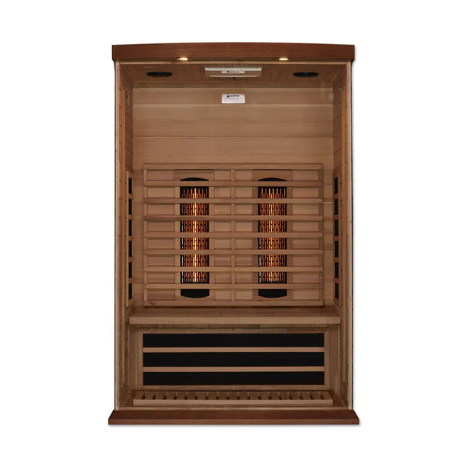 Maxxus 2-Person Full Spectrum Near Zero EMF Infrared Sauna - (Canadian Red Cedar)