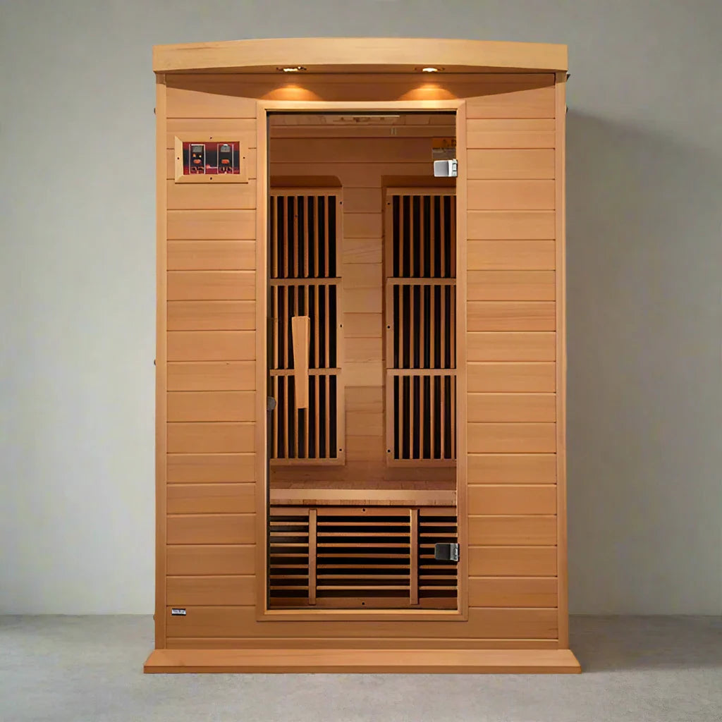 Maxxus 2-Person Low EMF FAR Infrared Sauna (Canadian Hemlock)