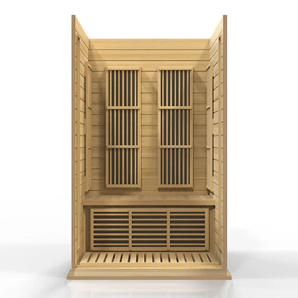 Maxxus 2-Person Low EMF FAR Infrared Sauna (Canadian Hemlock)
