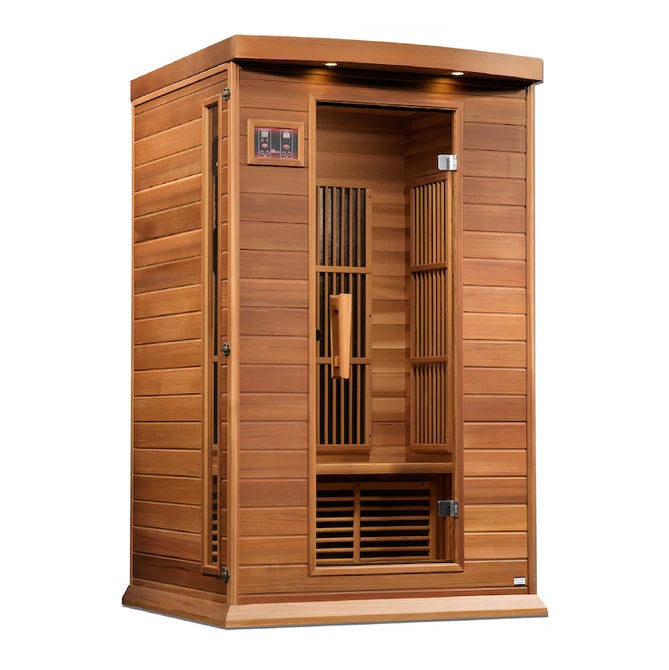 Maxxus 2-Person Near Zero EMF Infrared Sauna - (Canadian Red Cedar)