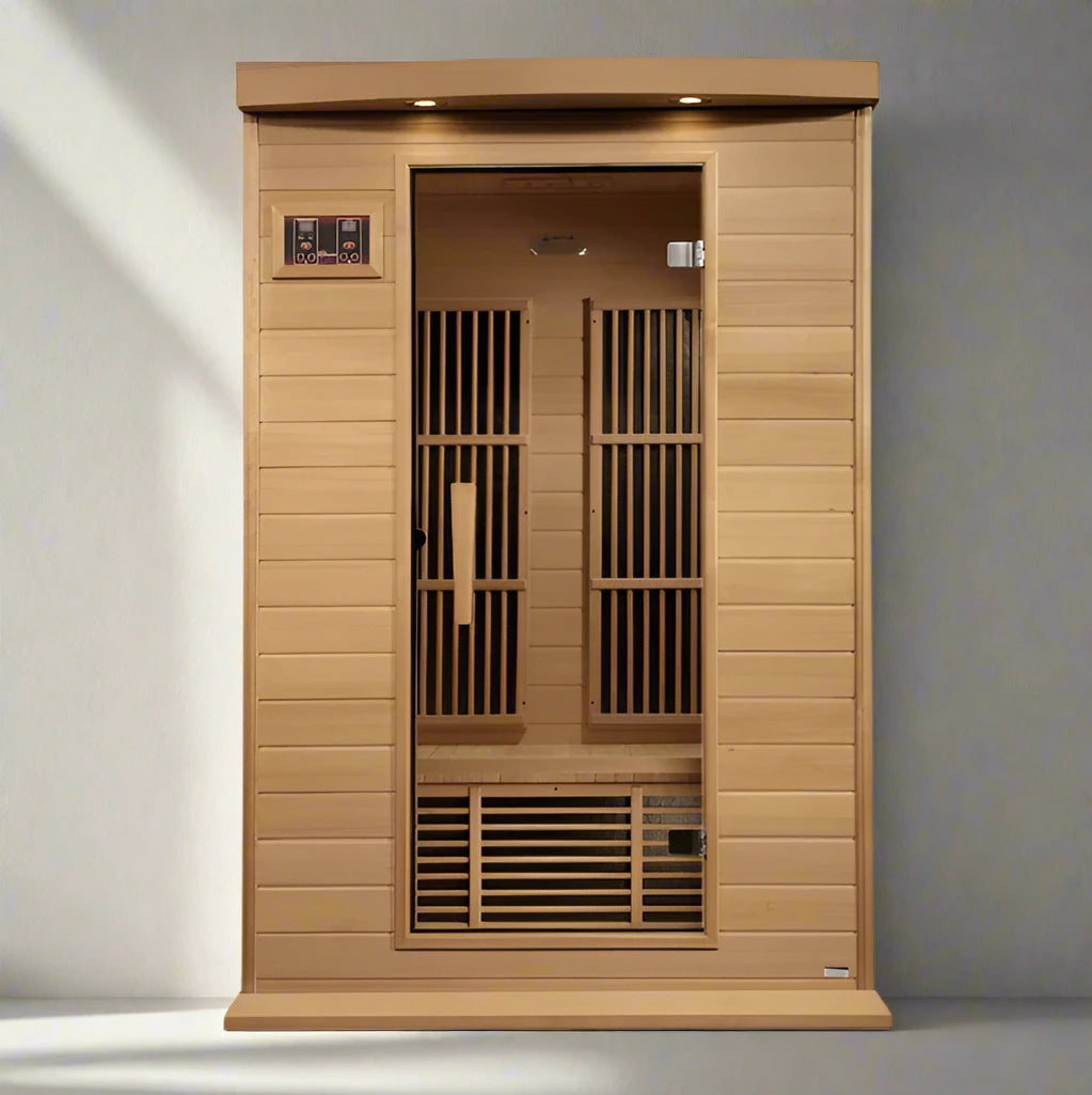 Maxxus 2-Person Near Zero EMF Infrared Sauna - (Canadian Hemlock)