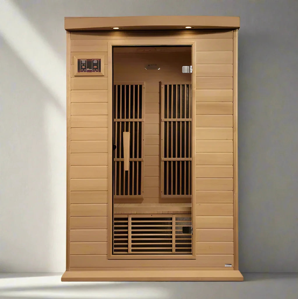 Maxxus 2-Person Near Zero EMF FAR Infrared Sauna (Canadian Hemlock)