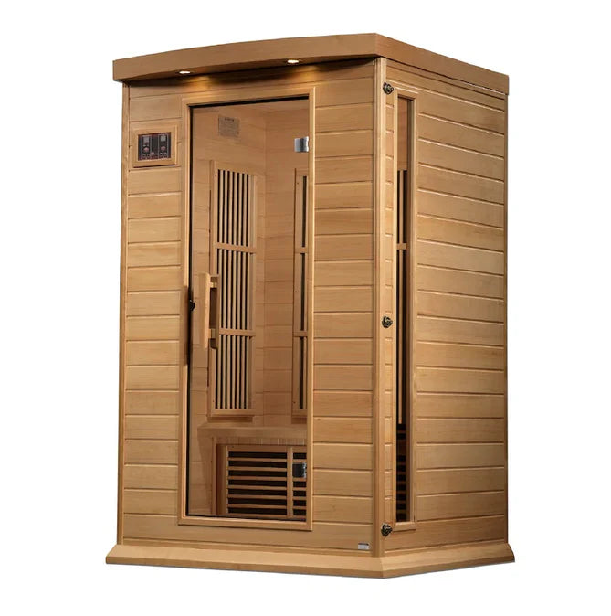 Maxxus 2-Person Near Zero EMF FAR Infrared Sauna (Canadian Hemlock)