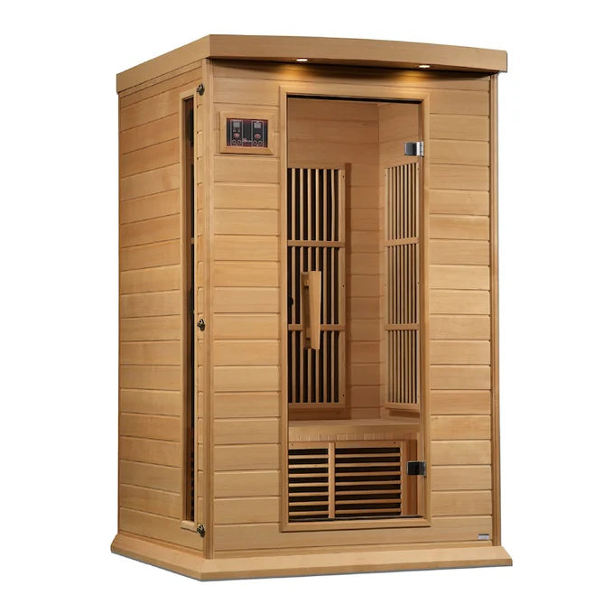 Maxxus 2-Person Near Zero EMF Infrared Sauna - (Canadian Hemlock)