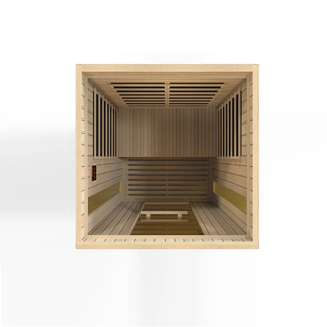 Maxxus 2-Person Low EMF Infrared Sauna - (Canadian Hemlock)