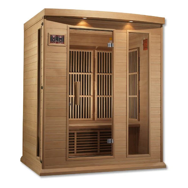 Maxxus - 3 Person Low EMF Infrared Sauna - (Canadian Hemlock)