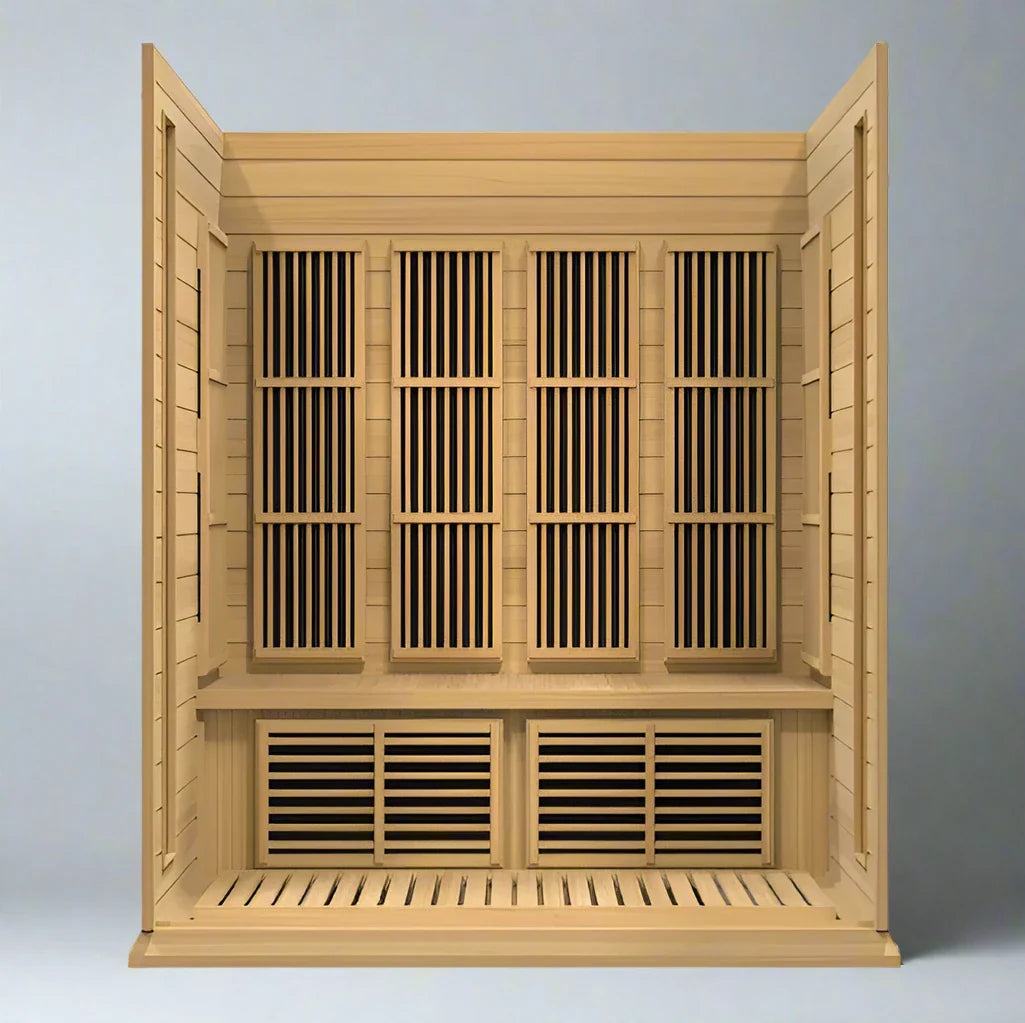 Maxxus 4-Person Low EMF FAR Infrared Sauna (Canadian Hemlock)