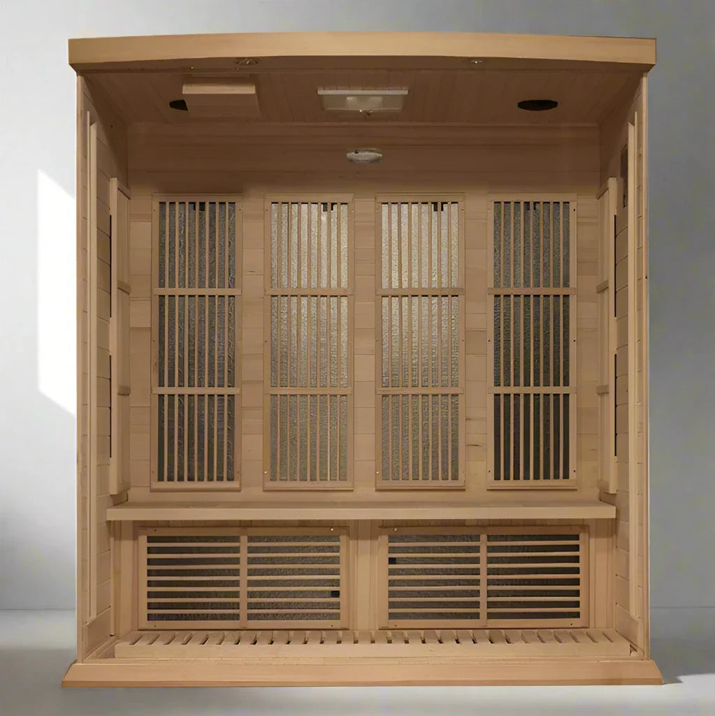 Maxxus "Chaumont Edition" 4 Person Near Zero EMF FAR Infrared Sauna (Canadian Red Cedar)